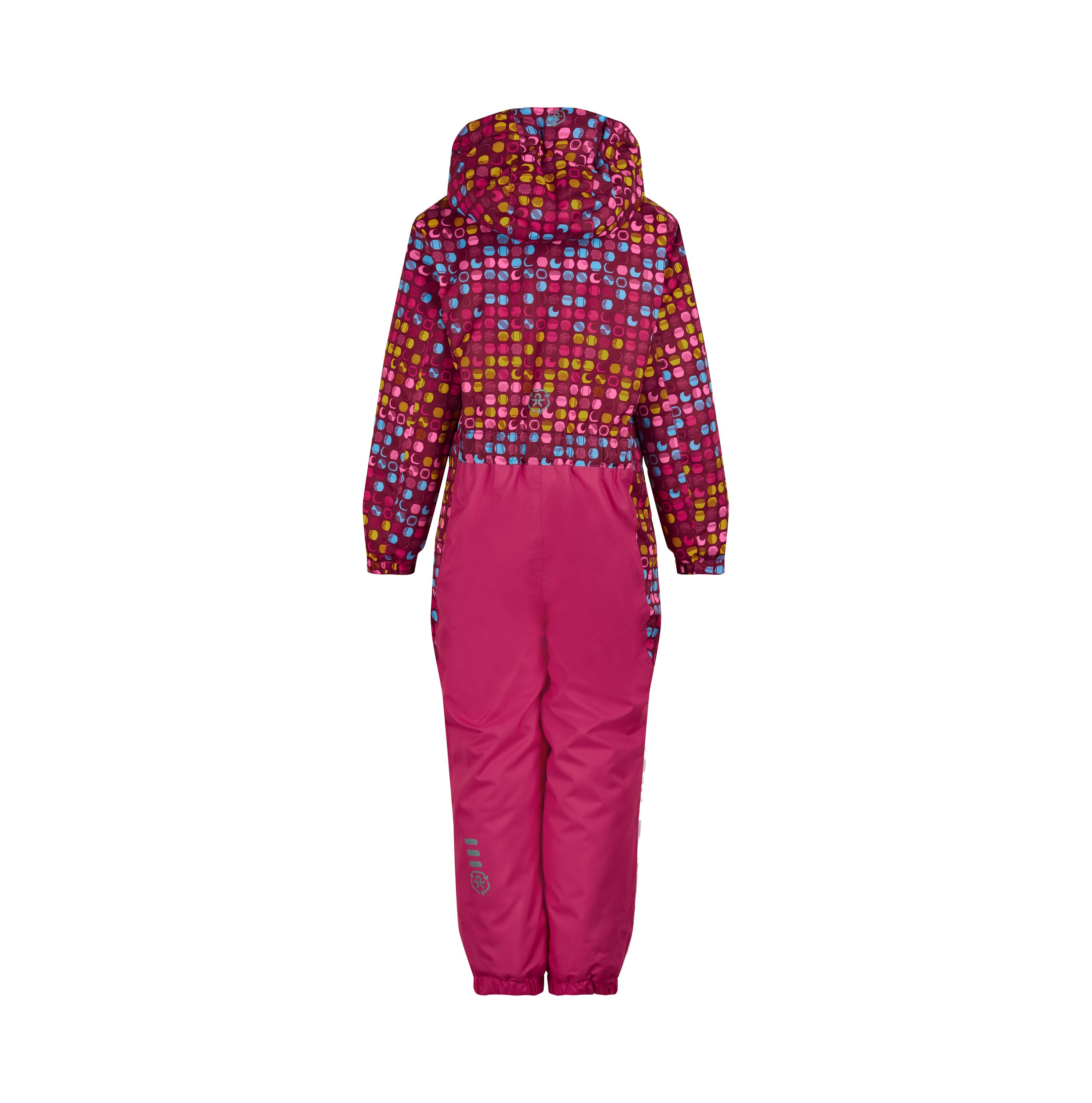 Coverall AOP, AF 10.000, pink peacock, size 98