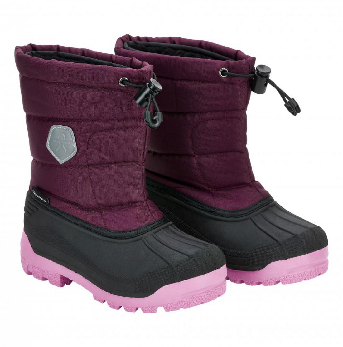 Boots, melange, WP, potent purple, size 35