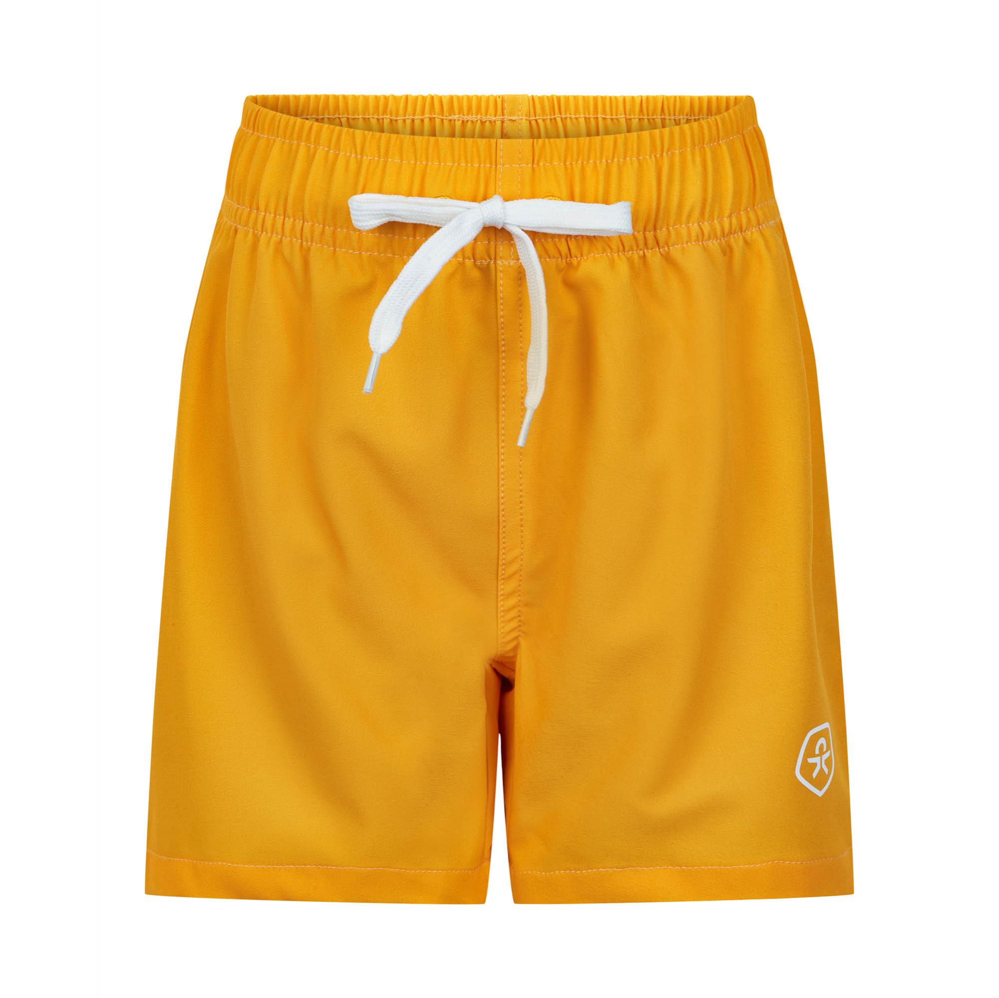 Swim shorts solid, saffron